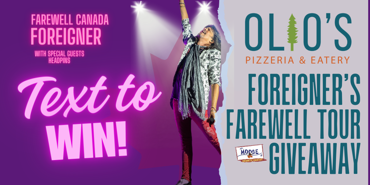 Olio’s Foreigner’s Farewell Tour Giveaway!